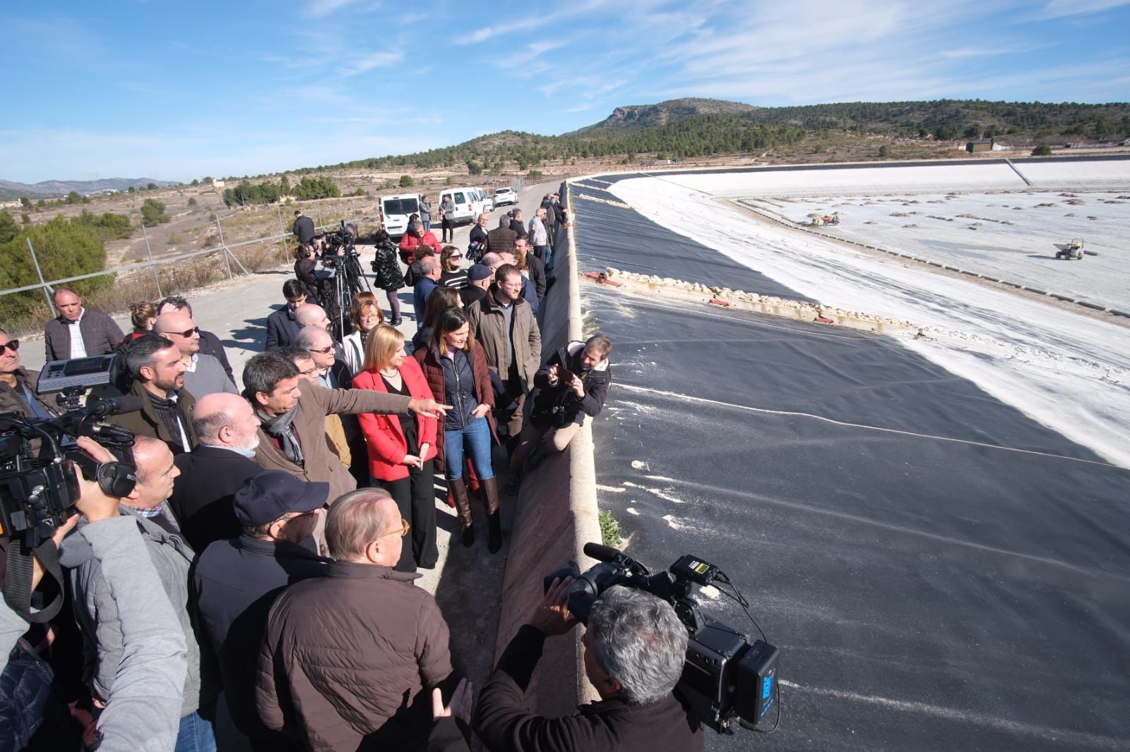 Así son las obras del embalse de El Toscar en Monóvar