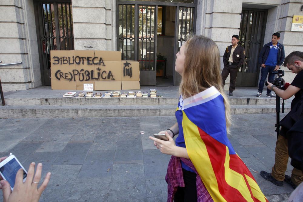 Els estudiants gironins surten al carrer contra l'aplicació de l'article 155