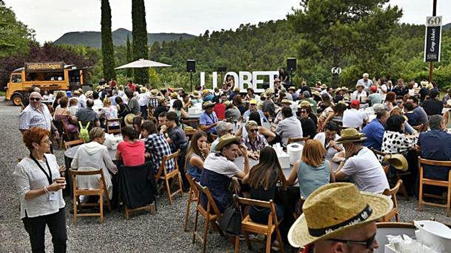 Un moment de la festa dels seixanta anys de Grup Llobet