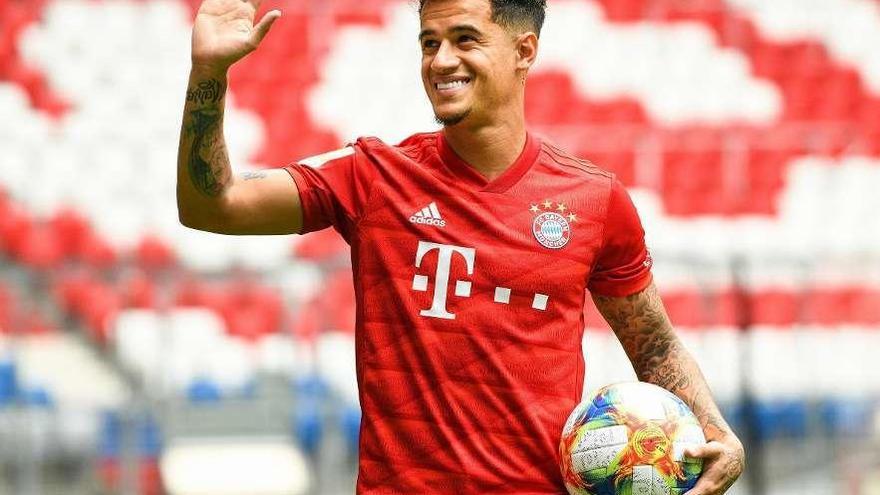 Coutinho: &quot;Espero ganar muchos títulos con el Bayern&quot;