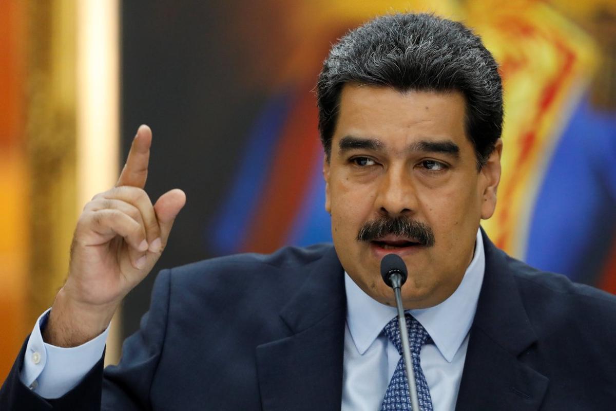 Venezuela s President Nicolas Maduro speaks during a news conference at Miraflores Palace in Caracas  Venezuela January 9  2019  REUTERS Manaure Quintero