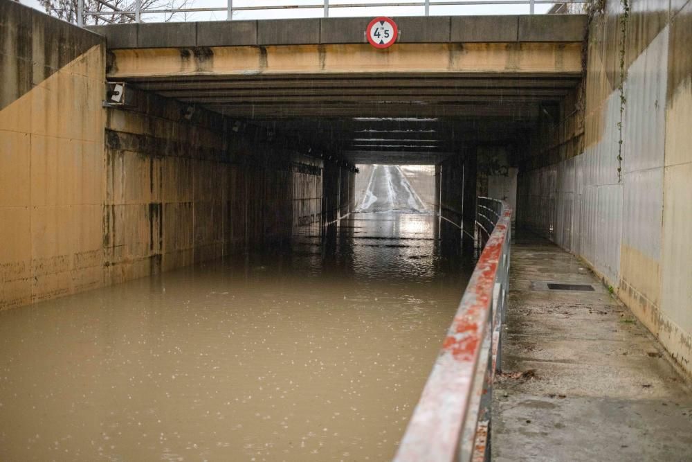 Segundo día del  Temporal Gloria en la Vall d'Albaida, la Costera y la Canal de Navarrés