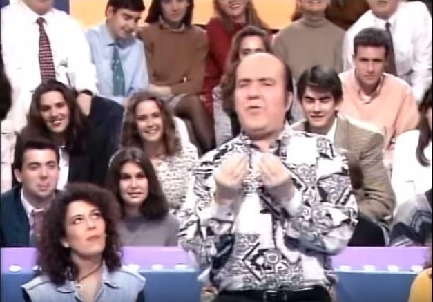 Intervención en el programa 'Genio y figura', en 1994, que le catapultó a la fama como humorista.