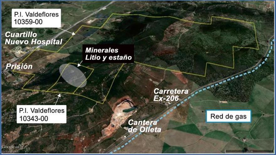 El Ayuntamiento de Cáceres requiere a la Junta toda la información de la mina de Valdeflores