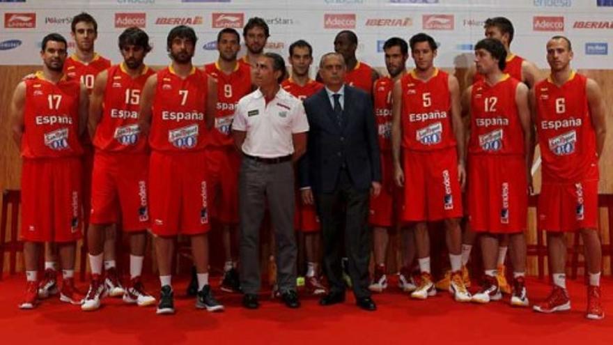 La selección de baloncesto, ilusionada por alcanzar el oro en Londres