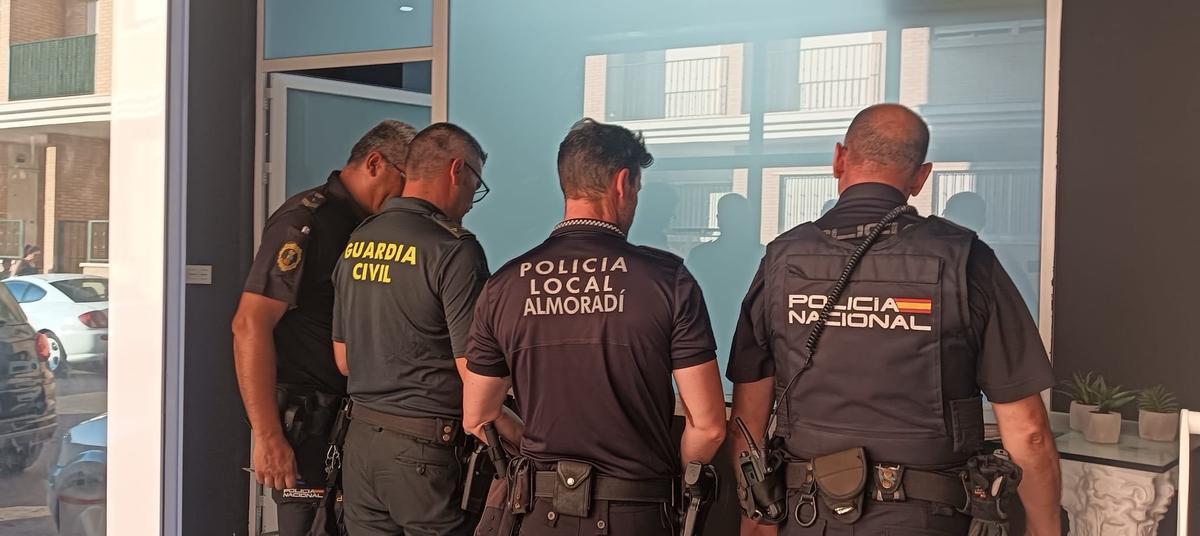 Guardia Civil, Policía Nacional y Policía Local.