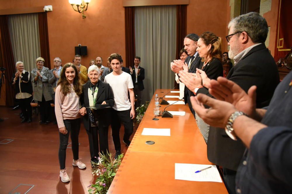 Entrega de la medalla de la Ciutat al Mèrit a Flor