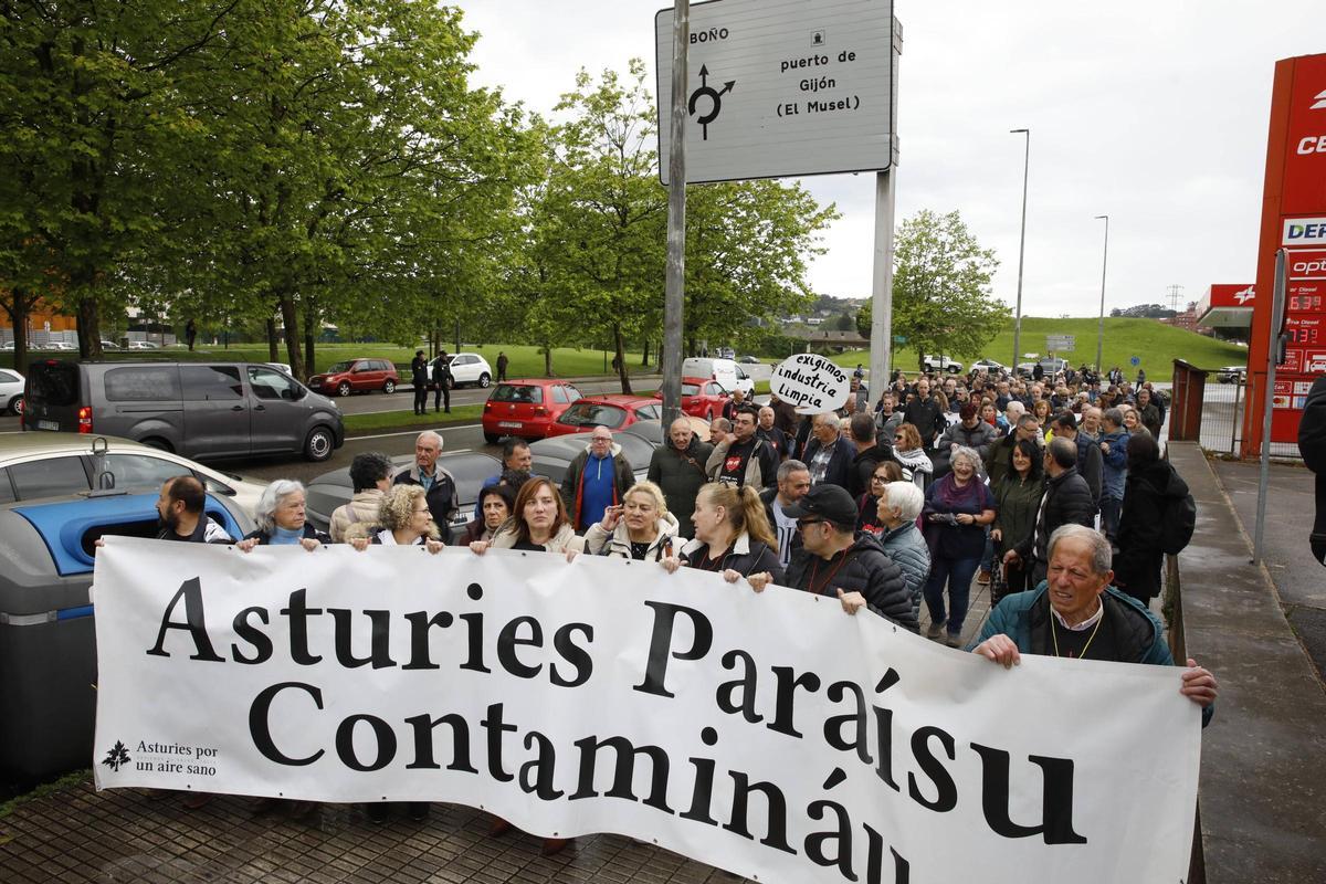 Así fue la nueva movilización vecinal en Gijón por el vial de Jove (en ...