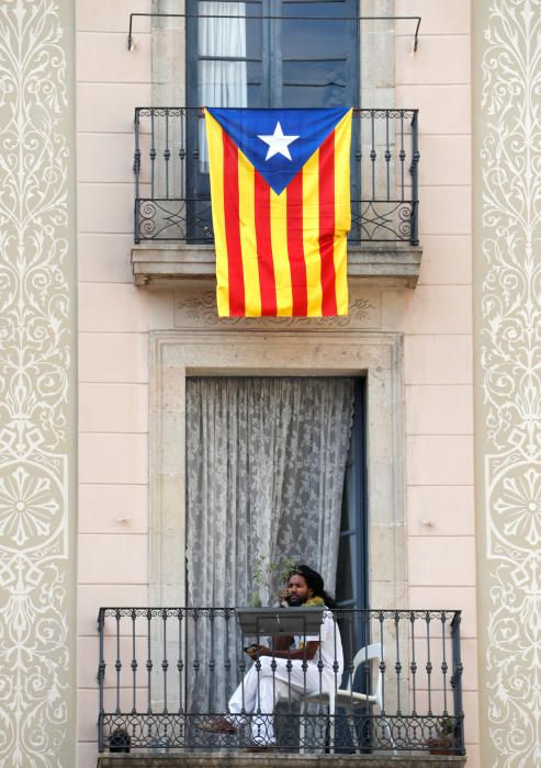 Concentración en Barcelona a favor del diálogo