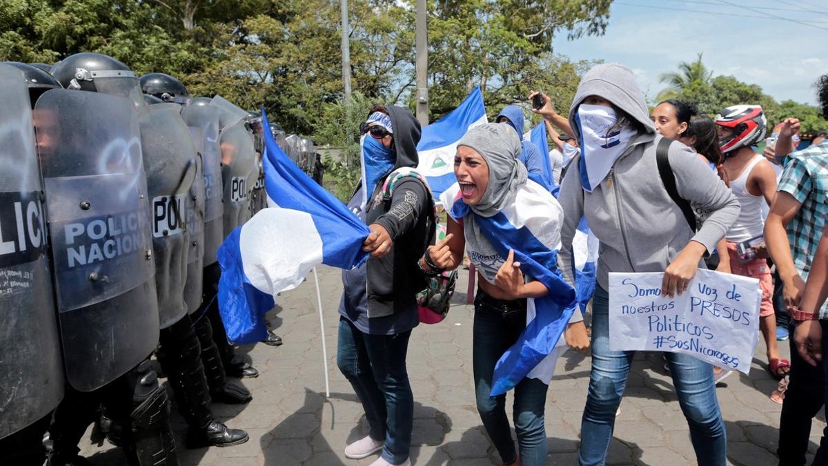 Siguen las protestas contra el presidente Daniel Ortega