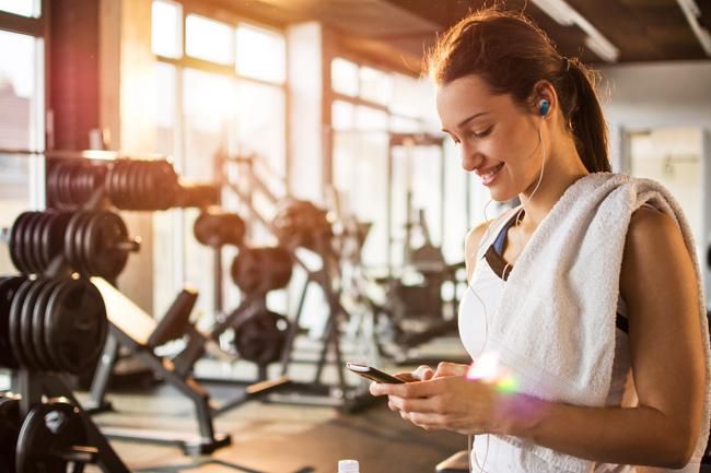 Música en el gimnasio