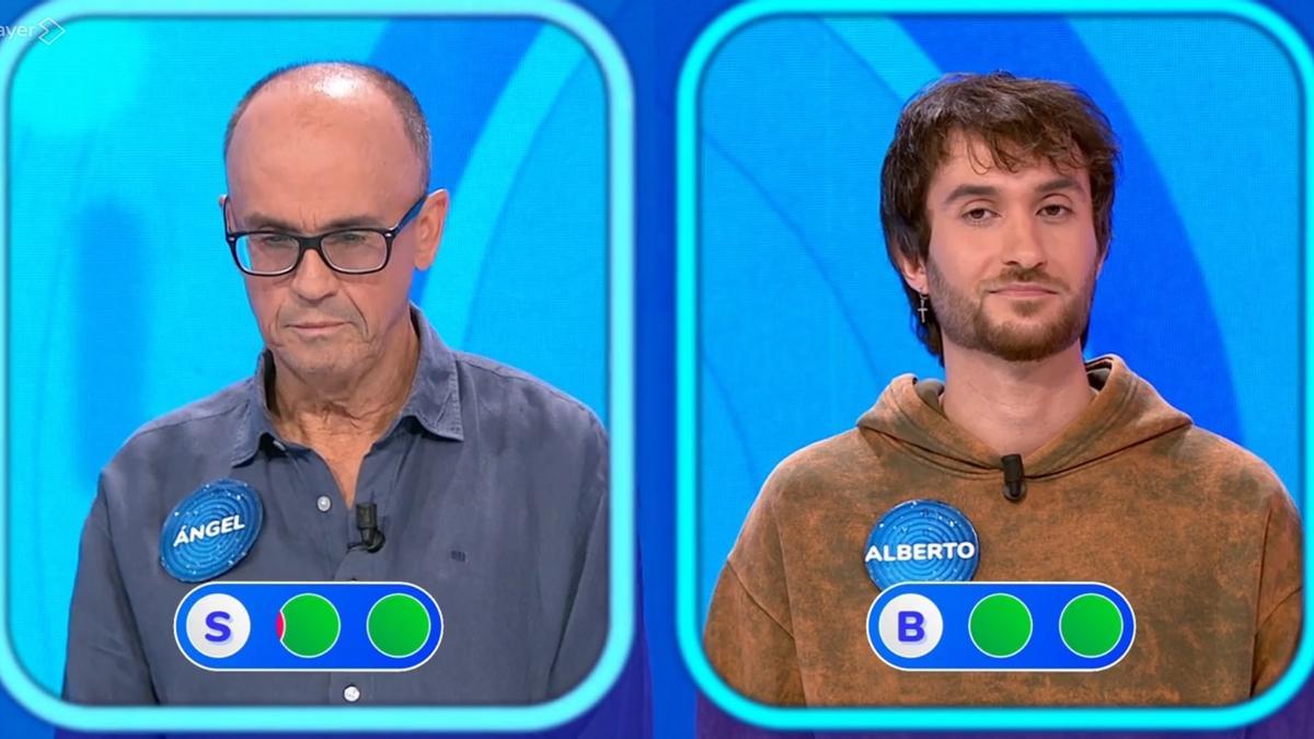 Alberto Rodríguez pierde la silla azul en Pasapalabra.