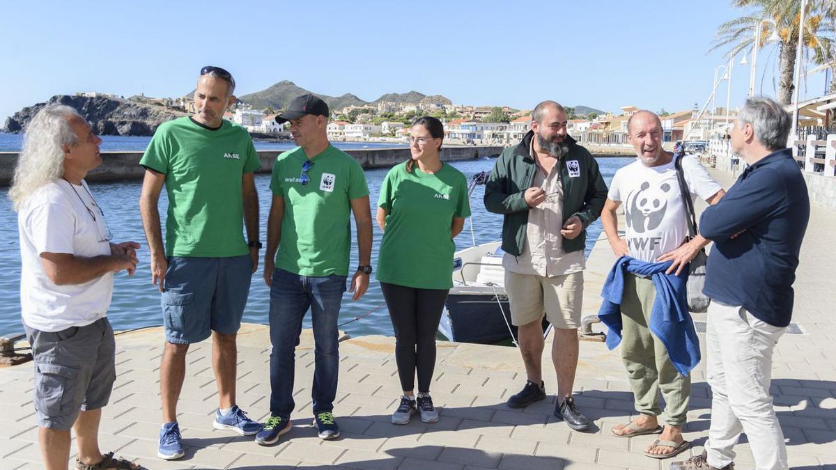 El ‘Blue Panda’ de WWF llega a Cabo de Palos | IVÁN URQUÍZAR