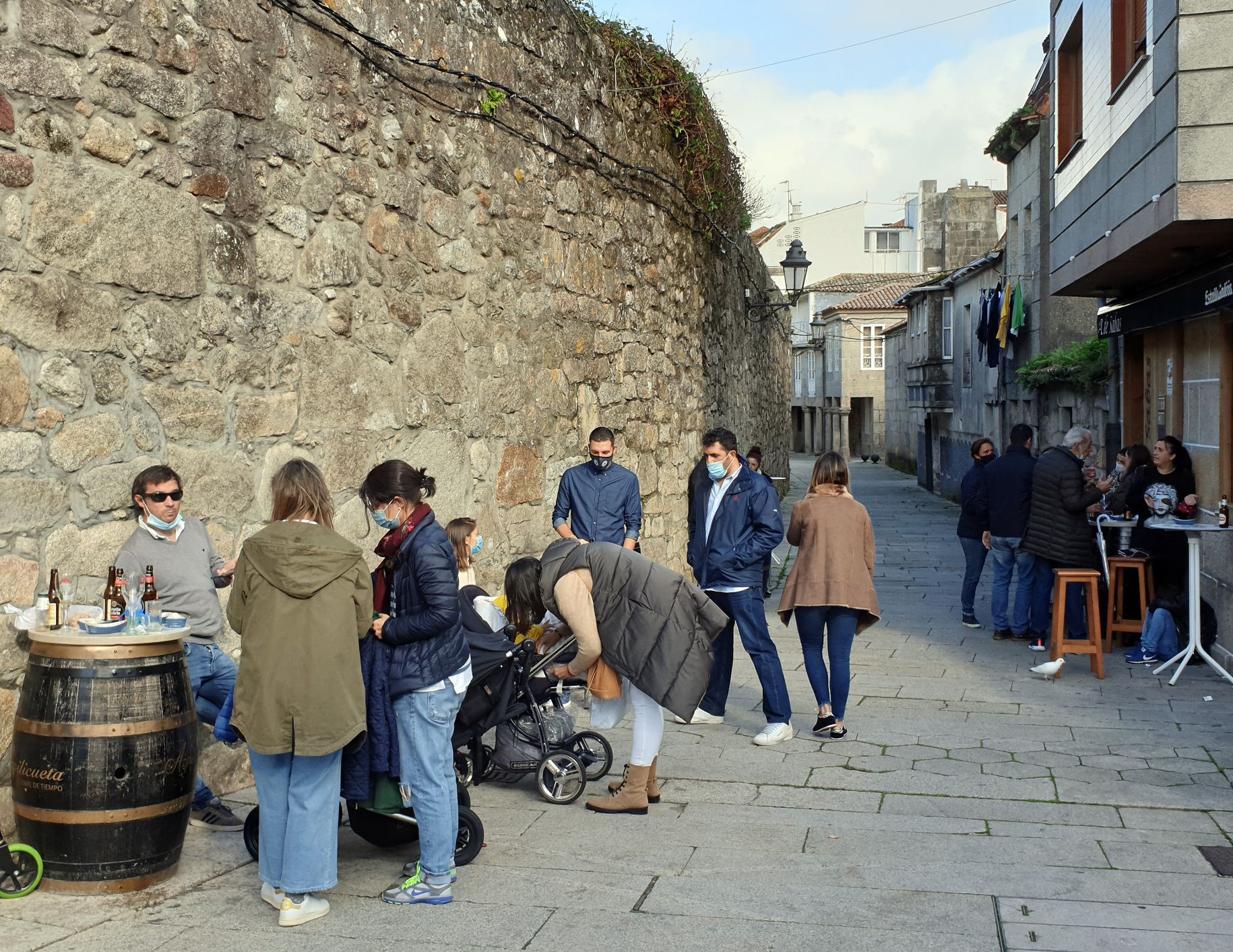 Baiona sí llena las terrazas