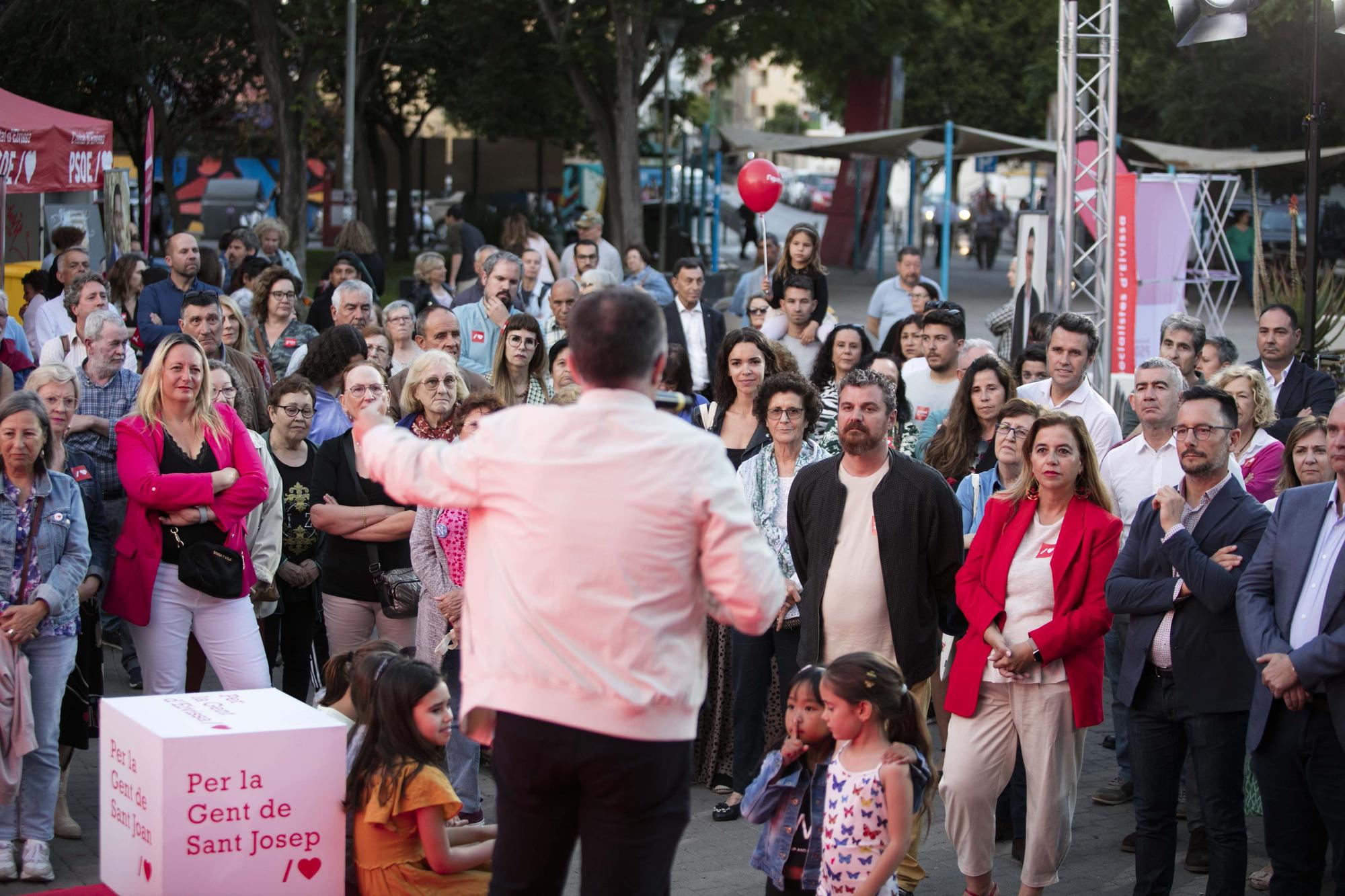 Mira aquí todas las fotos del acto de cierre de campaña del PSOE de Ibiza