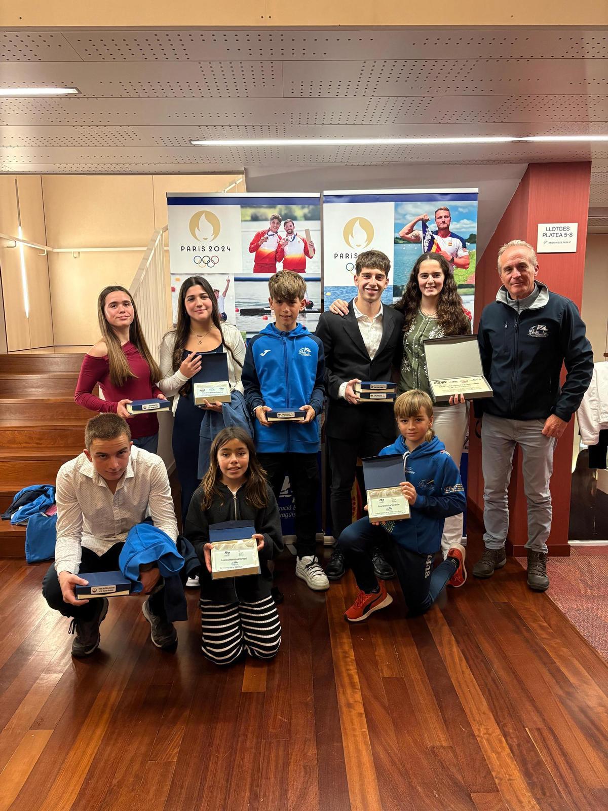 Los nueve premiados del CNSE por la Federación Balear