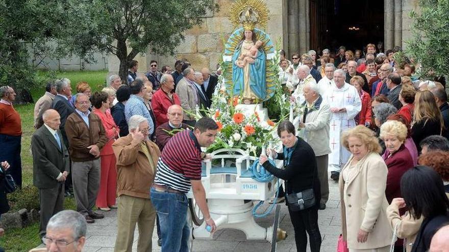 La parroquia de Lourizán honra a la Virxe dos Placeres