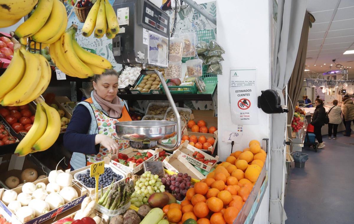 Frutería de Tatiana, una de las nuevas incorporaciones del mercado de Ciudad Jardín.