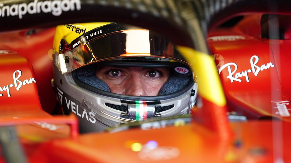 El piloto español de Fórmula 1 Carlos Sainz (Ferrari).