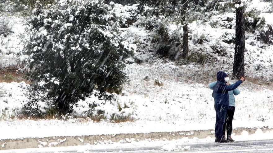 Alerta roja por nieve en Valencia