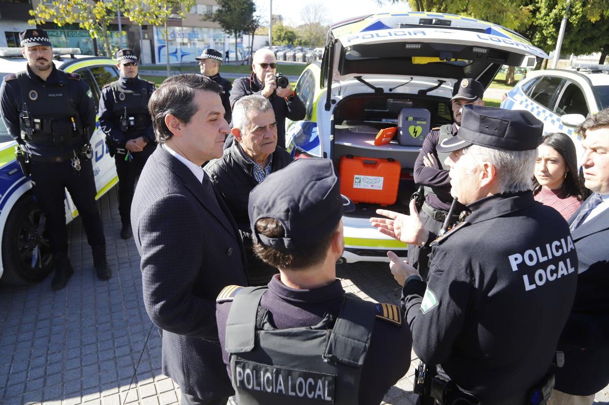 José María Bellido presenta la Unidad Rayo de la Policía Local