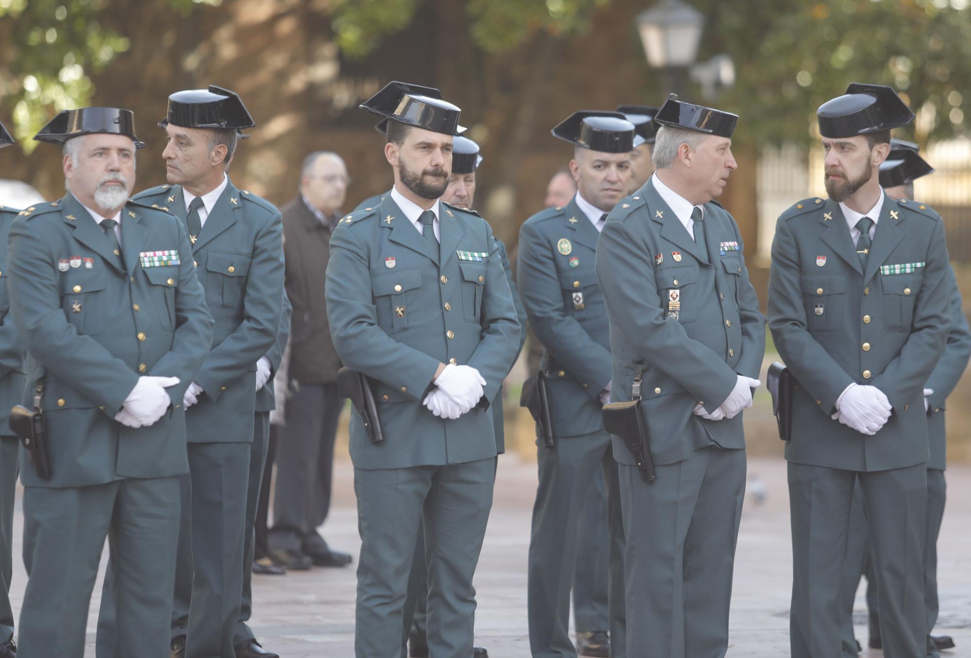 En imágenes: funeral en la catedral de Oviedo del guardia civil que evitó una masacre ciclista en Pravia