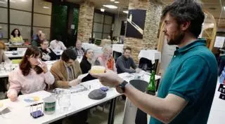Masterclass sobre la sidra en la Escuela de Hostelería