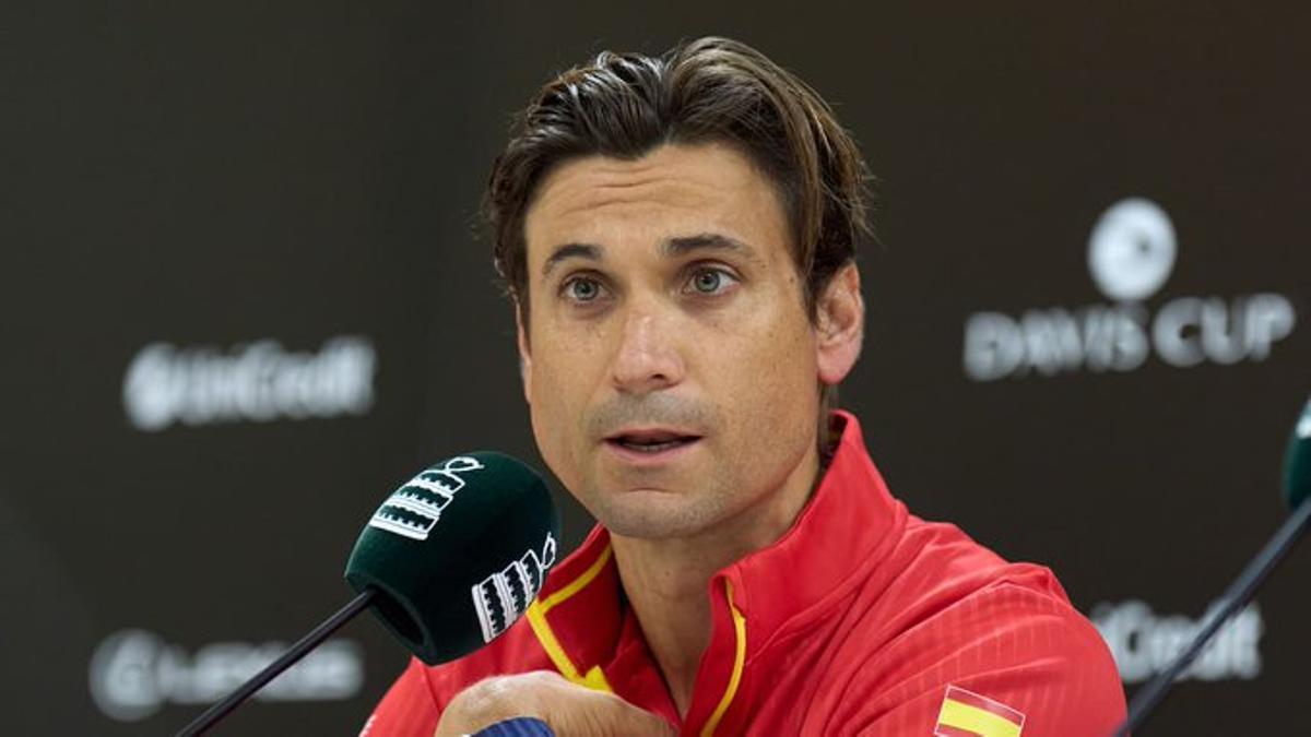 Ferrer, en la rueda de prensa tras ganar a Francia