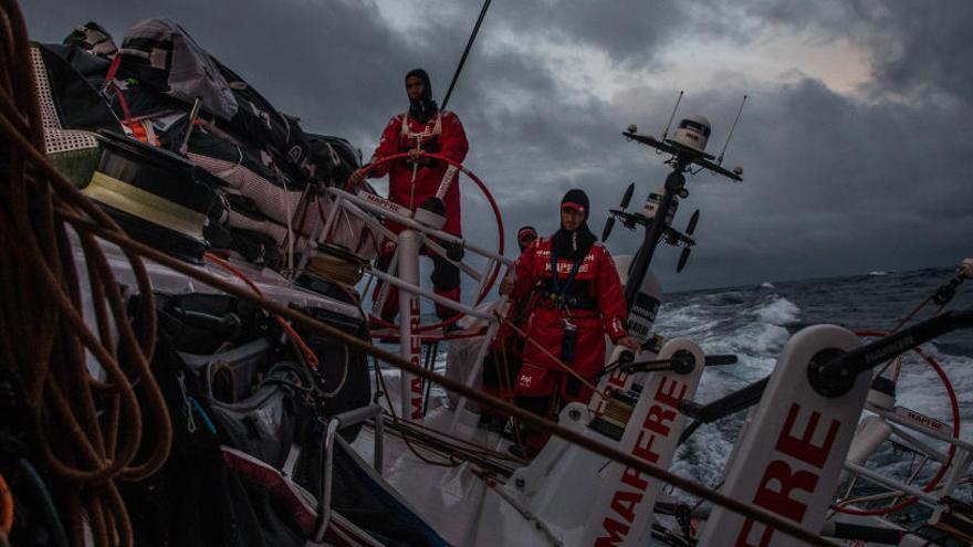 Una borrasca amenaza este jueves a los siete barcos de la Volvo Ocean Race.