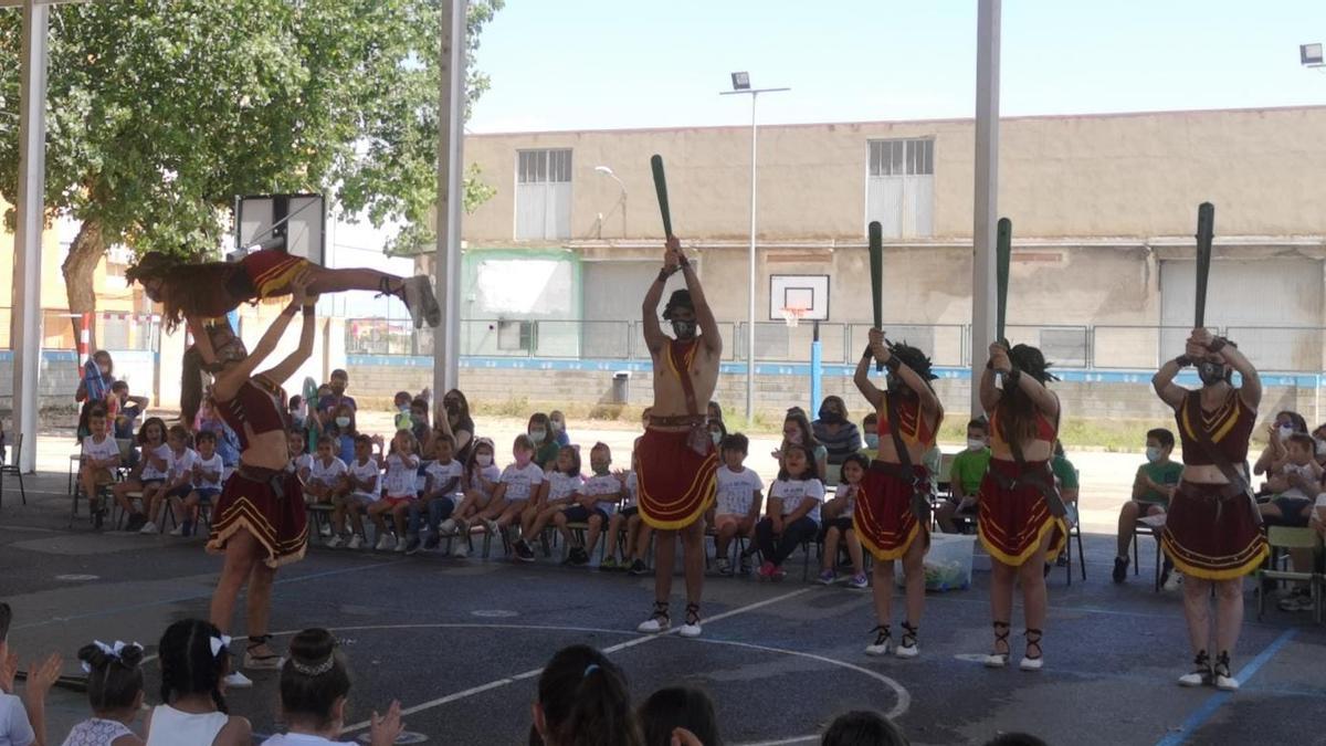 Recreació del ball dels porrots.