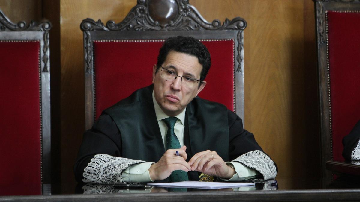 El magistrado Manuel Cid Manzano es el presidente del tribunal del jurado en este juicio. // IÑAKI OSORIO