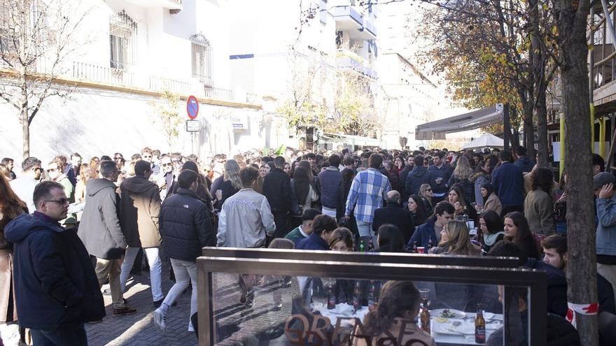 Cáceres, hasta la bandera hoy con las cañas de Nochevieja