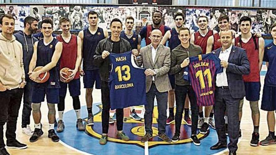 Nash visita al Barcelona