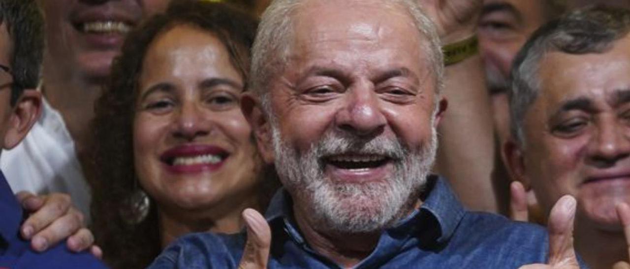 Lula Da Silva celebra el seu triomf