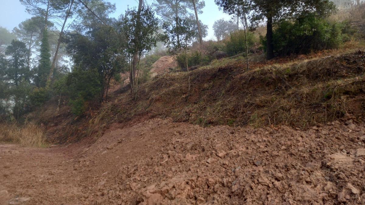 Un dels trams on s'ha intervingut