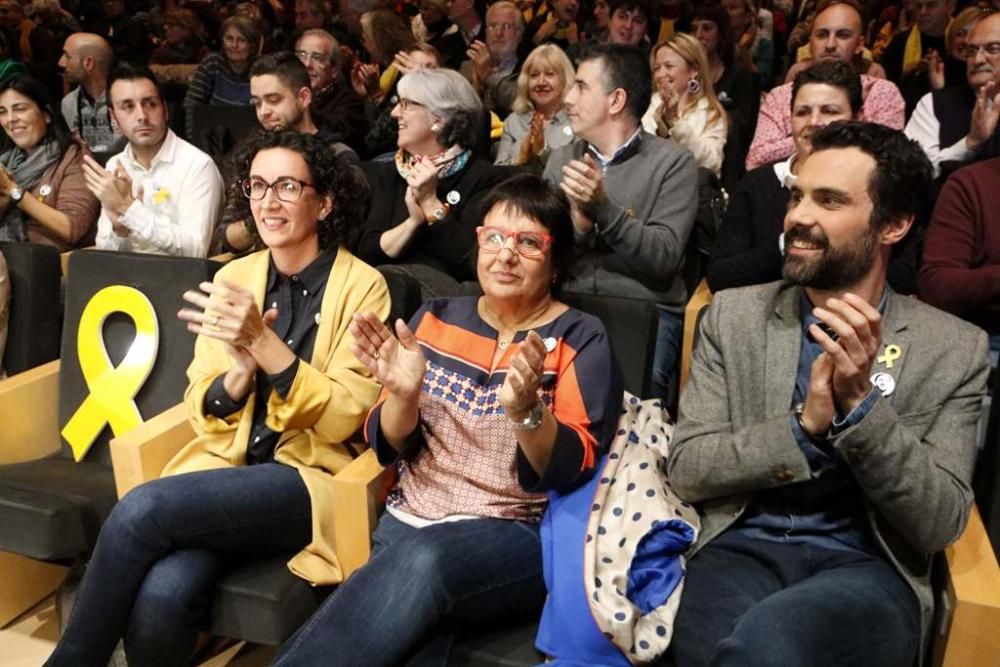 Acte central de la campanya electoral d'ERC a Girona