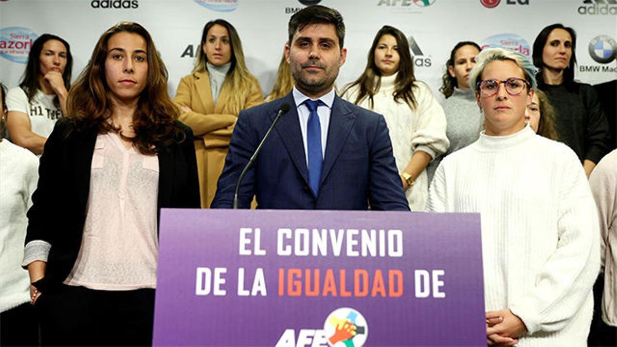 Aganzo: "El convenio es fruto del coraje, la humildad y valentía de jugadoras"