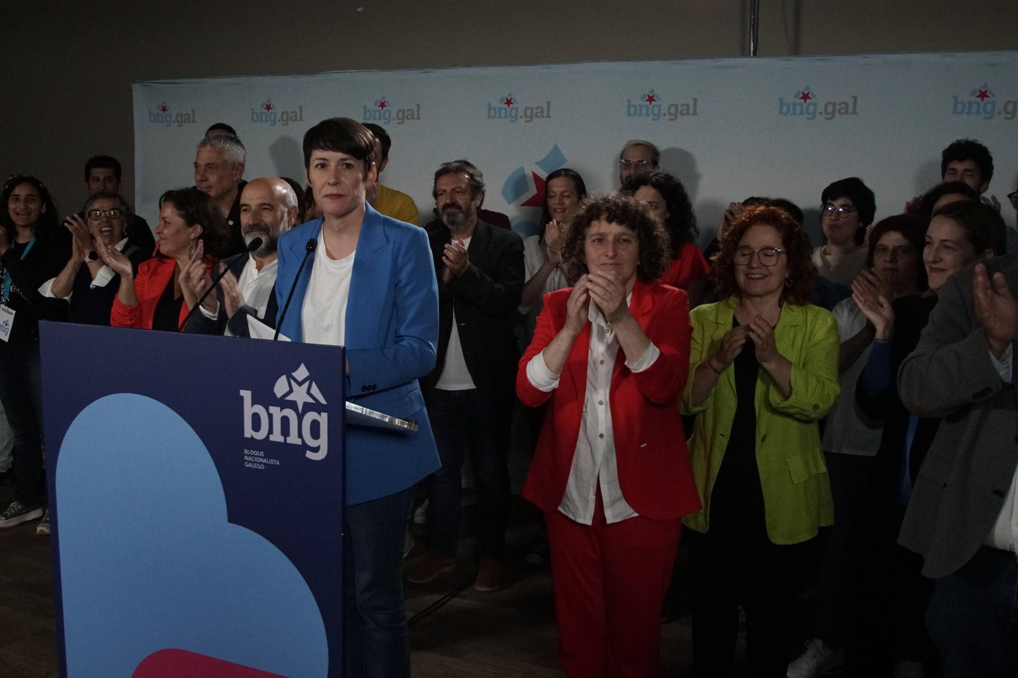 A noite electoral do BNG de Santiago en imaxes