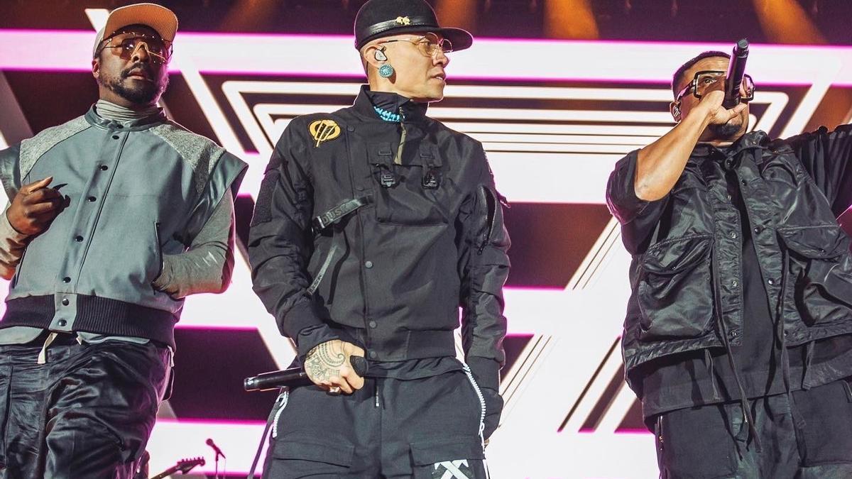 Black Eyed Peas bei ihrem Auftritt beim Mallorca Live Festival 2023