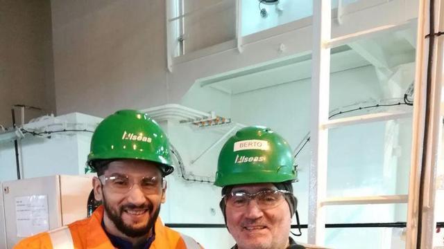 Carlos Alberto Martínez (i.) y Berto Martínez. // FdV