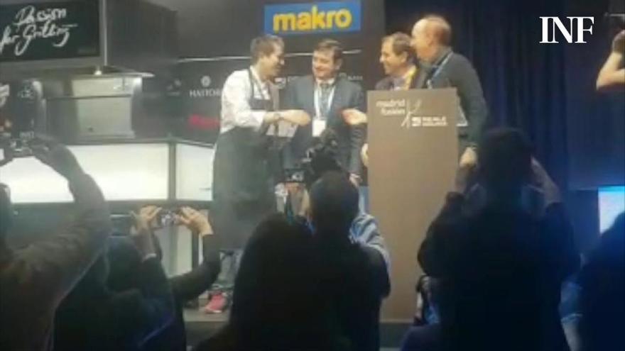 El alicantino Nanín Pérez logra el premio Cocinero Revelación 2018 en Madrid Fusión