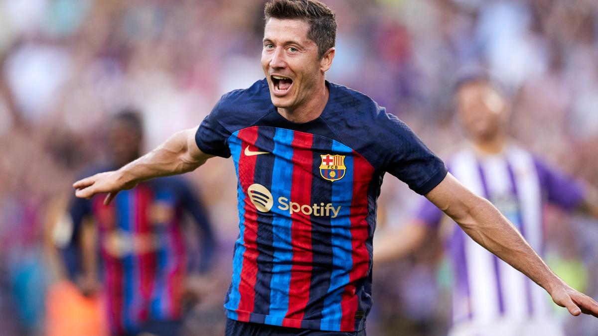 El davanter polac del FC Barcelona Robert Lewandowski