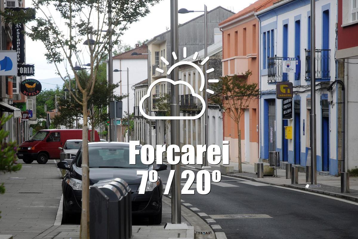 El tiempo en Forcarei: previsión meteorológica para hoy, martes 17 de marzo