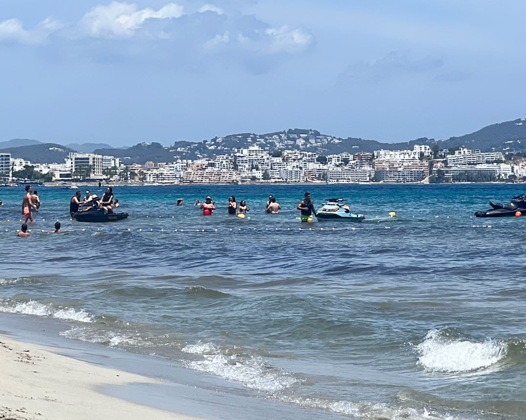 Motos de agua en Platja d'en Bossa