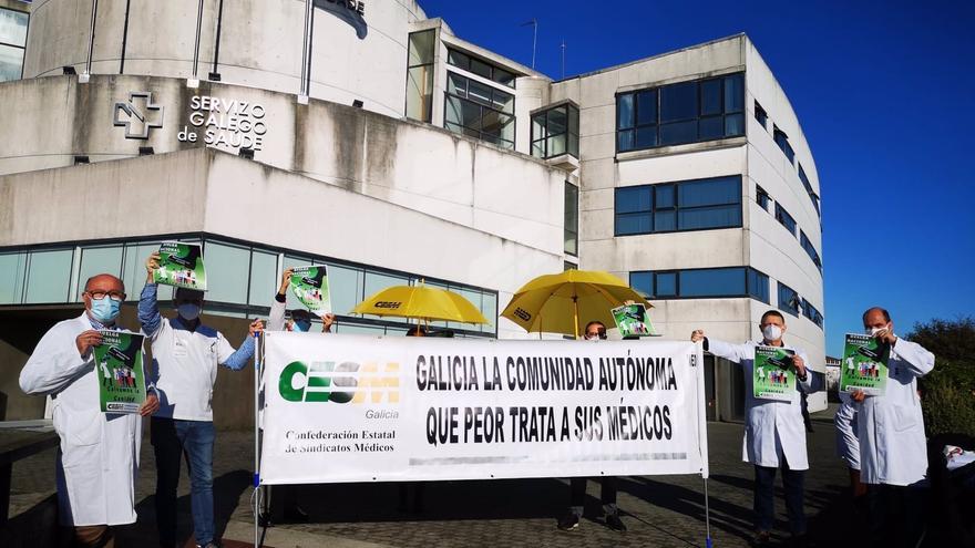 Los médicos gallegos están llamados a la huelga desde este martes &quot;tras una década de recortes&quot;