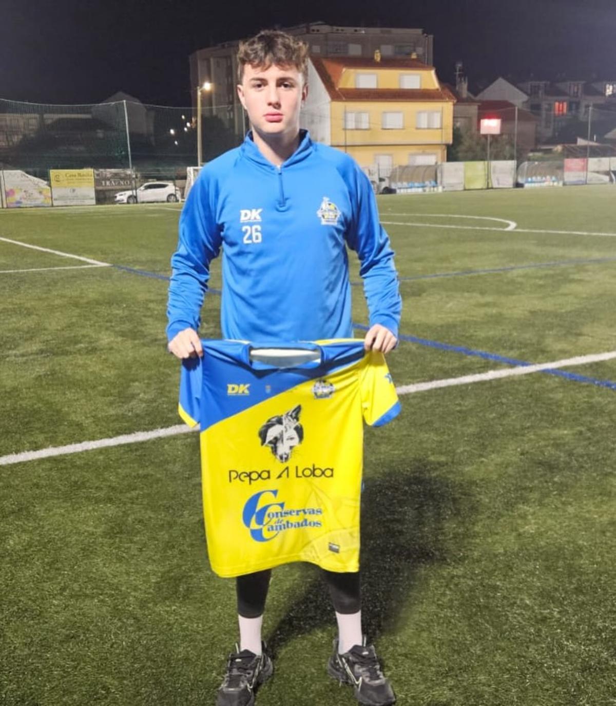 Eros Pardal, nuevo jugador del Juventud de Cambados.