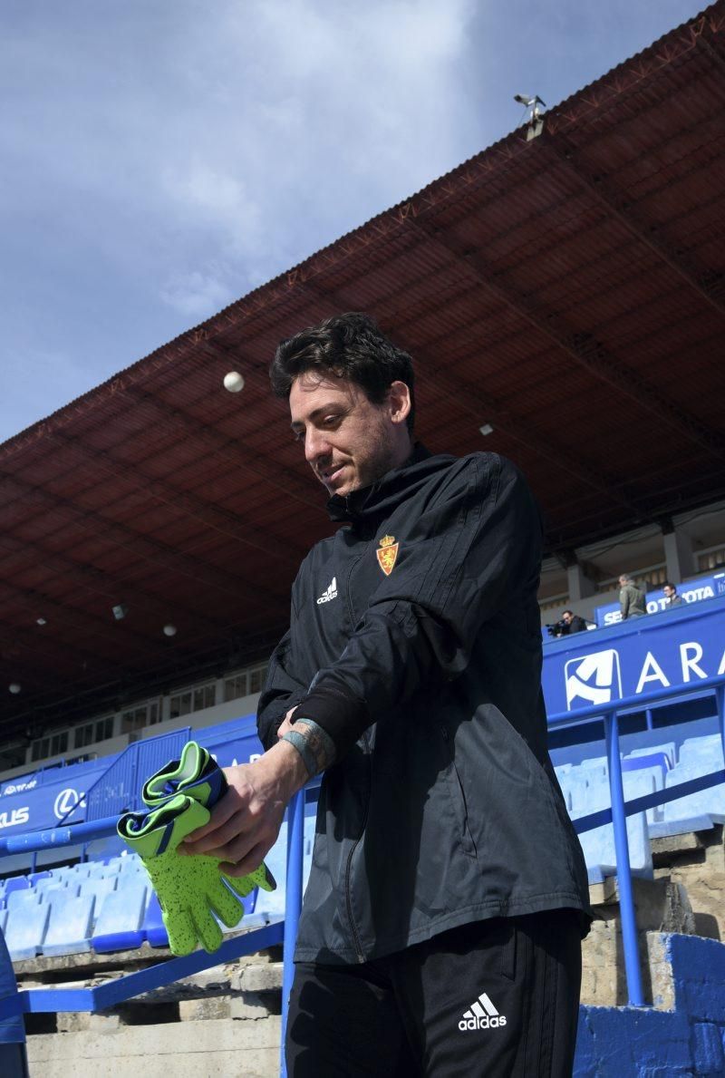 El Real Zaragoza se prepara para el 'derbi' de mañana