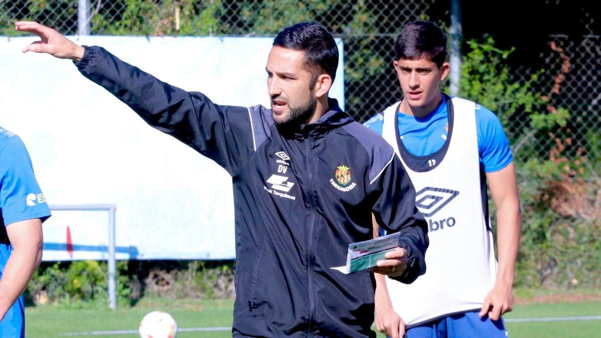 Dani Vidal, durante un entrenamiento