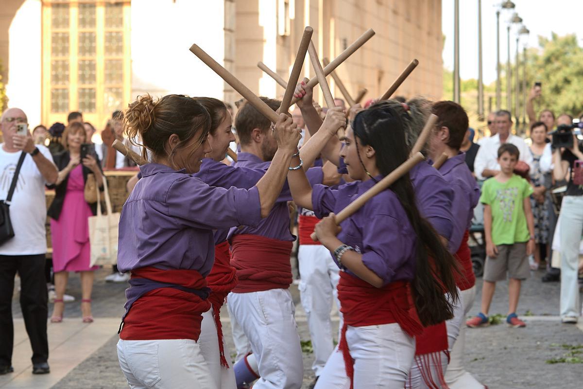 La fiesta del Coprus Cristi celebrada en las calles del centro histórico de Gandia