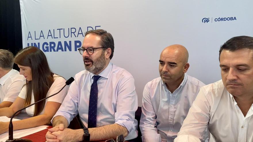 El PP de Córdoba lamenta la falta de implicación del Gobierno con la sequía